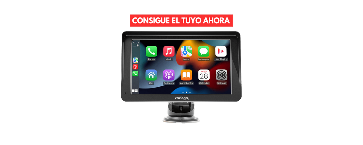 Nuevo Carlega X: consigue tu pantalla CarPlay portátil ahora (móvil)
