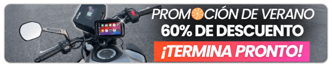 Pantalla para moto Carlega Bike: promoción de verano, 60% de descuento