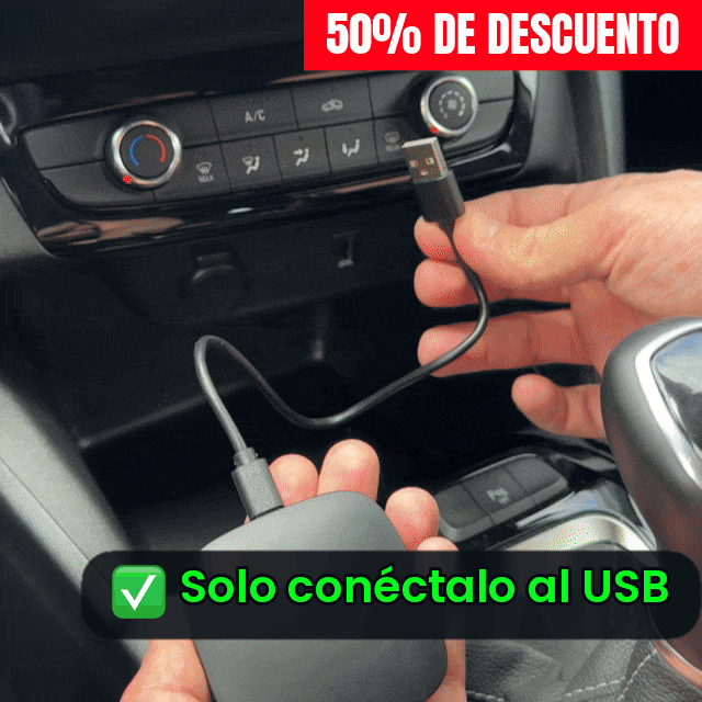 Smart Box Carlega: solo conéctalo al USB del coche, 50% de descuento